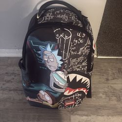 Spray ground back pack Rick and Morty
