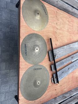 2 - 14” Argent Drum Symbol’s 