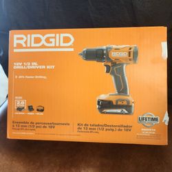 RIDGID 18V Cordless 1/2In. Drill Driver 