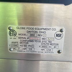 Globe jam cutter machine used