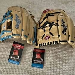 Rawling Baseball Gloves 