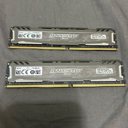 2 x 8gb Ram Ballistix DDR4