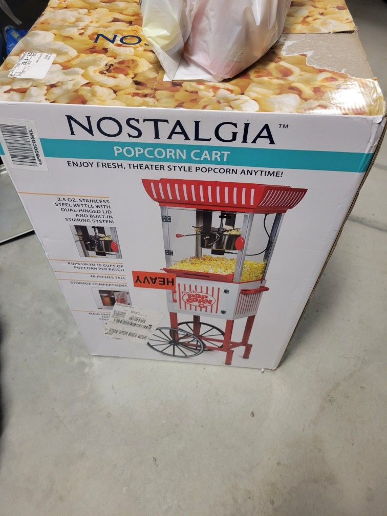 Nostalgia Popcorn Machine