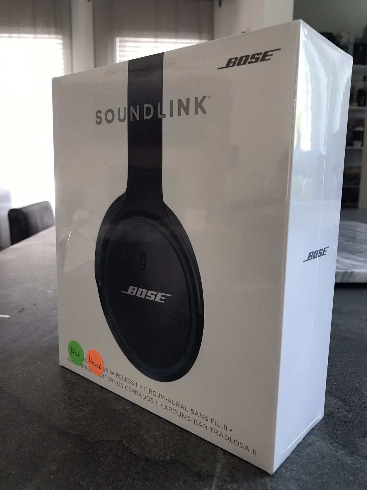 Bose Sounlink Wireless Bluetooth Headphones ( Black )