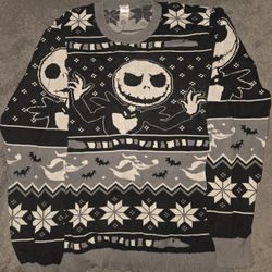 Disney Nightmare Before Christmas Sweater Ugly Christmas Sweater 