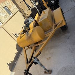 Air Compressor And Generator Trailer 