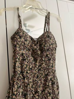 Black plaid dress. Size Medium.