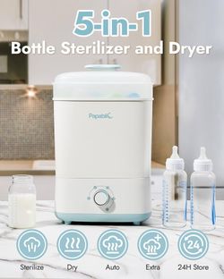 Papablic 5-in-1 Baby Bottle Sterilizer and Dryer