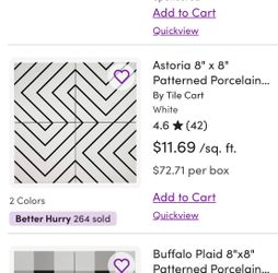 8 boxes of new tile
