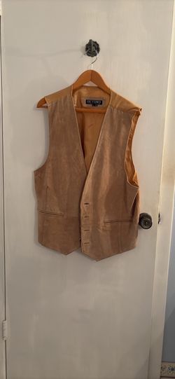 Like new extra large leather suede vest