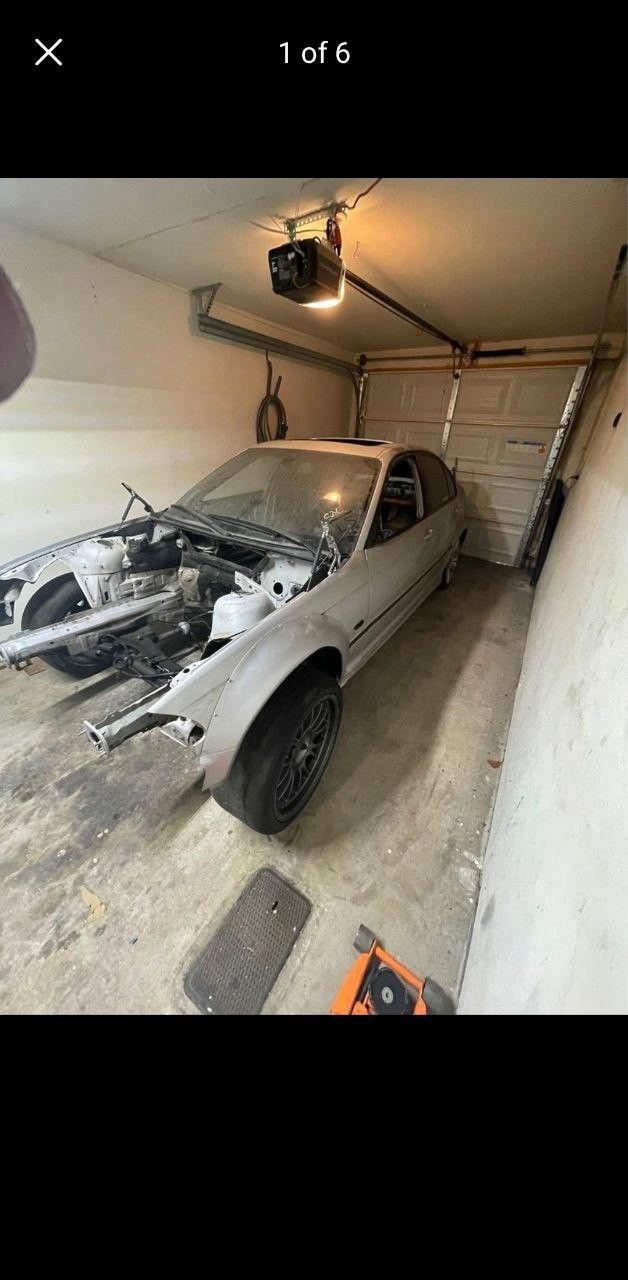 BMW E46 4 Door Rolling Drift Chassis
