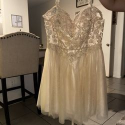 Party Dress Champagne/gold