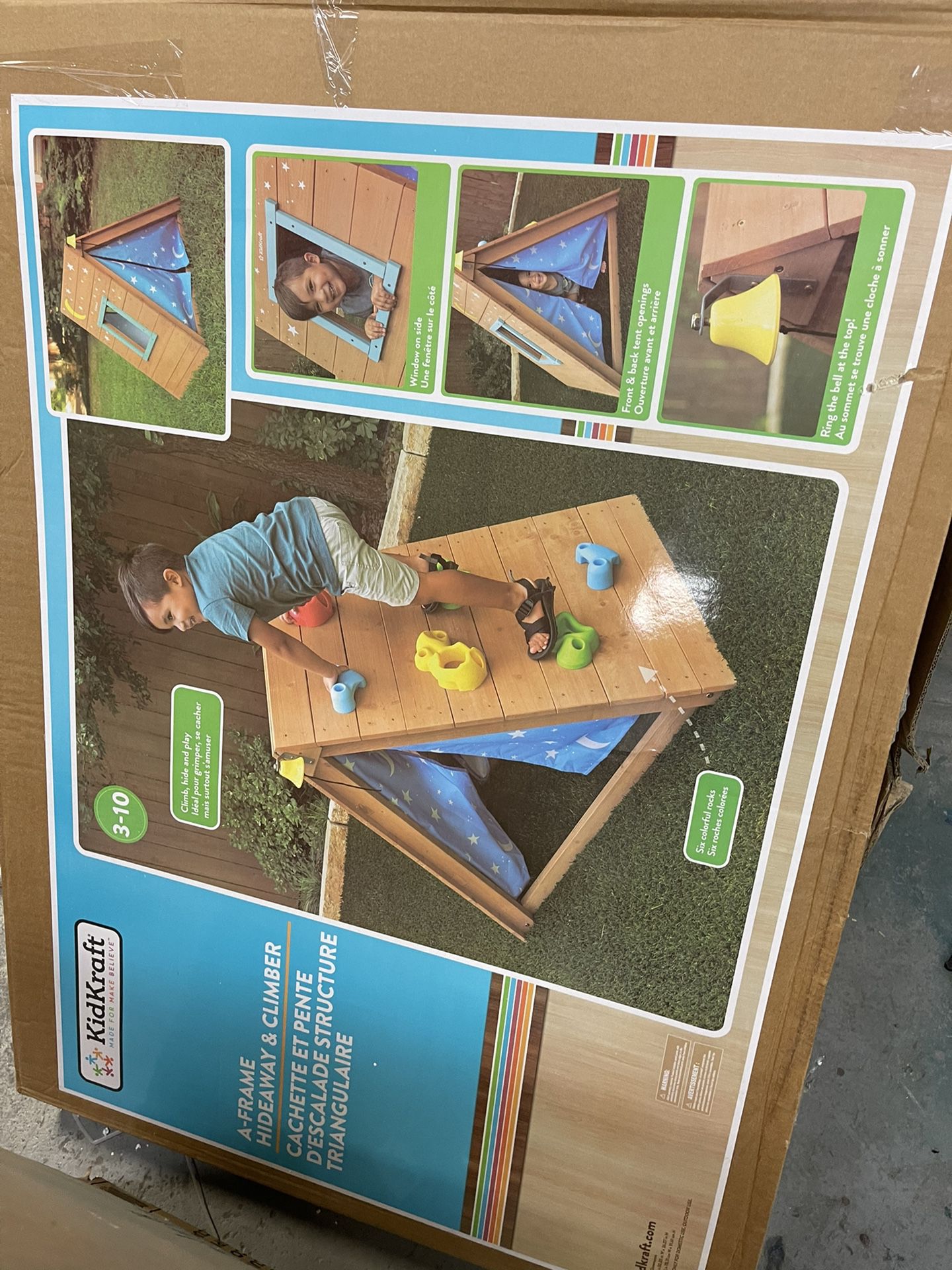 In Box New Kids Climber Tent 