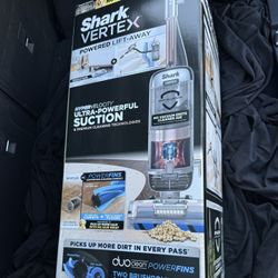 Shark - Vertex DuoClean PowerFin Upright Vacuum with Powered Lift-Away and Self-Cleaning Brushroll - Rose Gold