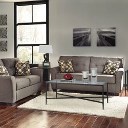 Tibbee Slate Living Room Set & Sofa Loveseat, Couch , Sectional , Recliner Options 