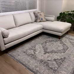 Brand New L-Shape Couch  Mint Condition (Oatmeal) 