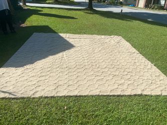 Nice tan clean rug 12by12