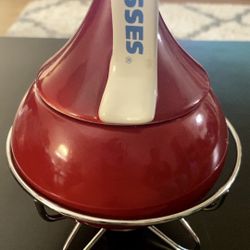 Vintage Hershey Kiss Fondue Pot with Stand 