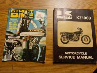 Service Manual With Additional Magazine All About Kawasaki 1000 Everything You Need To Know To Tear Down And Rebuilt Is In This Book