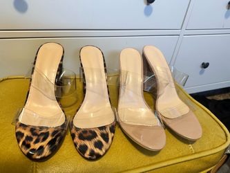 Block Sandal Heels - Women’s Size 10