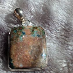 Chrysocola pendant