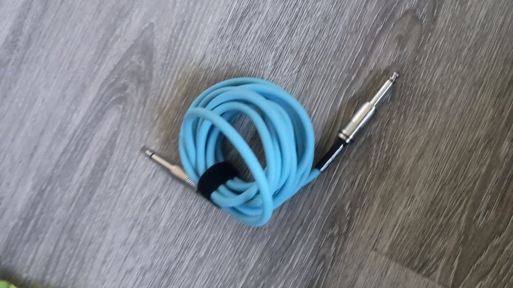Blue Instrument Cable 10ft