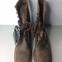 Reyme Brown Leather Riding Boots Women’s Sz 26 Mex/ 10 US - Made In Mexico