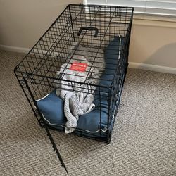 Dog Canine Animal Large Pet Crate With Bed