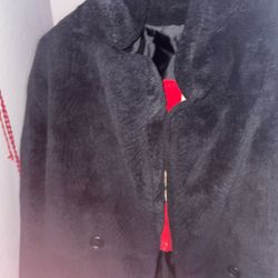Black Fur Coat 