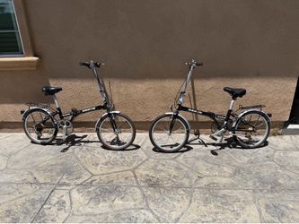 2 Dahon travel boardwalk 7 speed folding bike 20”tires $250 each or $400 for both thanks