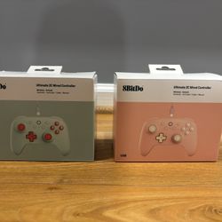 8Bitdo Ultimate 2C Wired Controllers for Windows PC and Android (Peach and Mint)