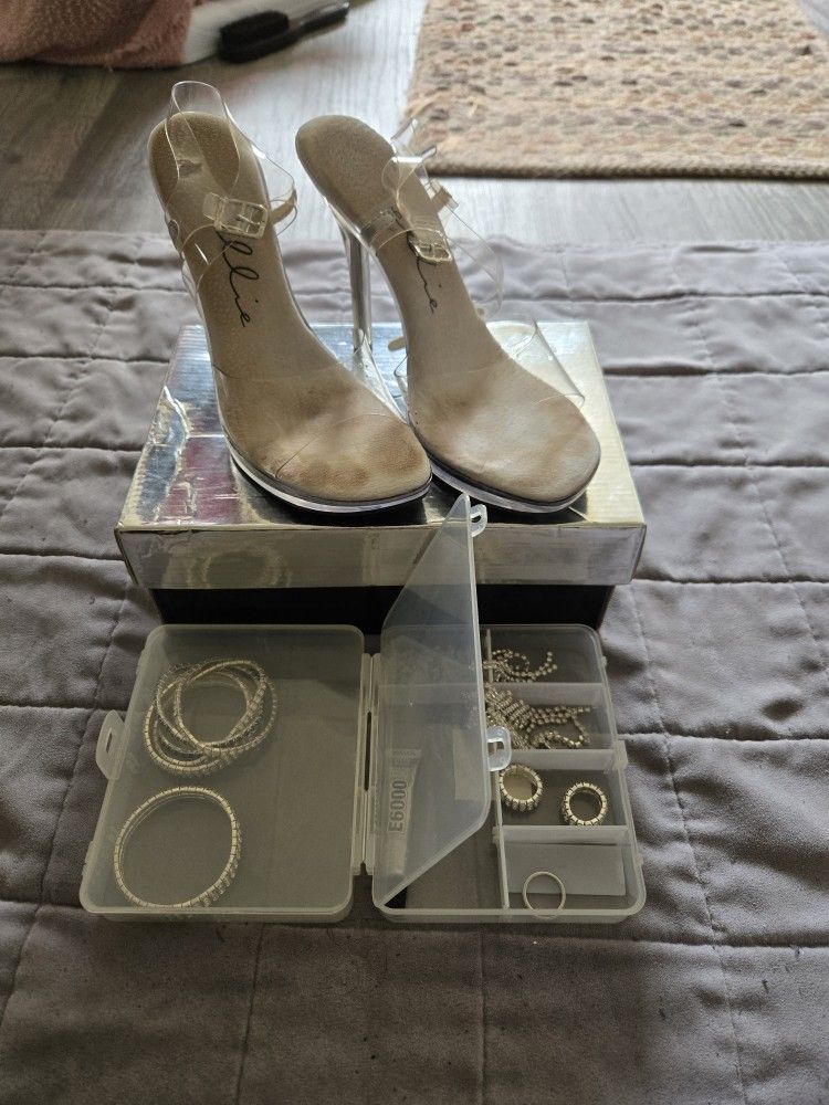 Competition Heels & Jewelry For NPC Figure/Bikini