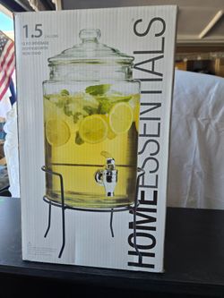 Glass beverage 1.5 gal Dispenser