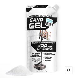 GOSPORTS SAND GEL WEIGHTED BASE FILLER FOR INDOOR/OUTDOOR BASKETBALL HOOPS, UMBRELLA BASES, & MORE - 16 OZ, JUST ADD WATER