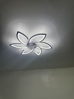 Ceiling Fan With Color Changing LEDs Lights