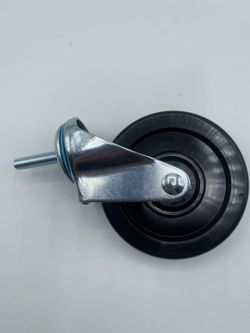 4 Inch Soft Rubber Swivel Stem Caster Diameter.       (4 Wheels)