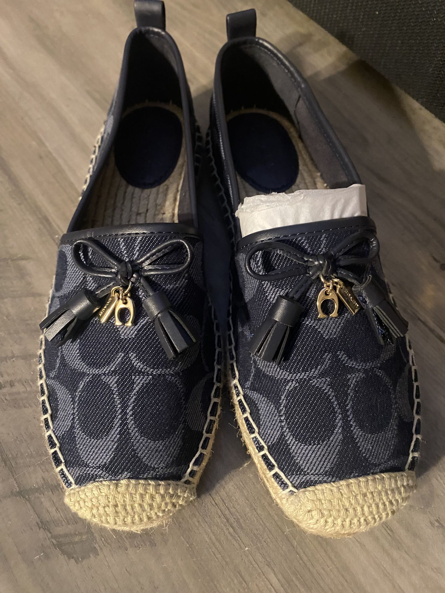 Coach Denim Espadrille Loafers,All Products : American Fashion Style Bags On Sale