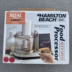 Vintage Hamilton Beach Food Processor