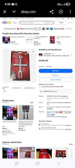 Pop Up Plug Wrench