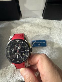 TechnoMarine Quantum Chronograph Watch Red Strap