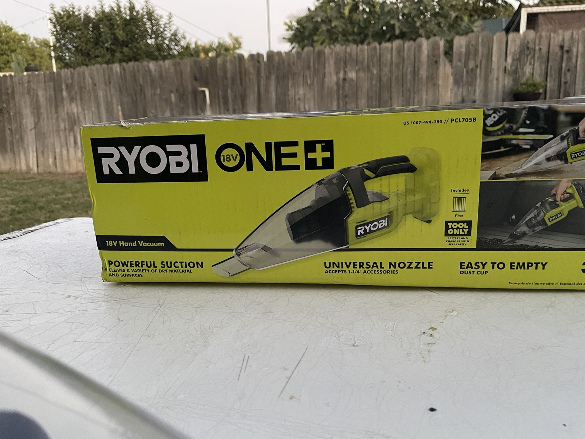 Ryobi Cordless 18v Hand Vacuum Tool Only