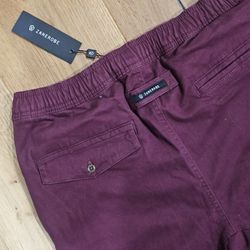 Zanerobe Sureshot Burgundy Mens Joggers