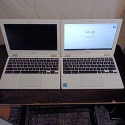 Lot of Two Acer Chrome laptops