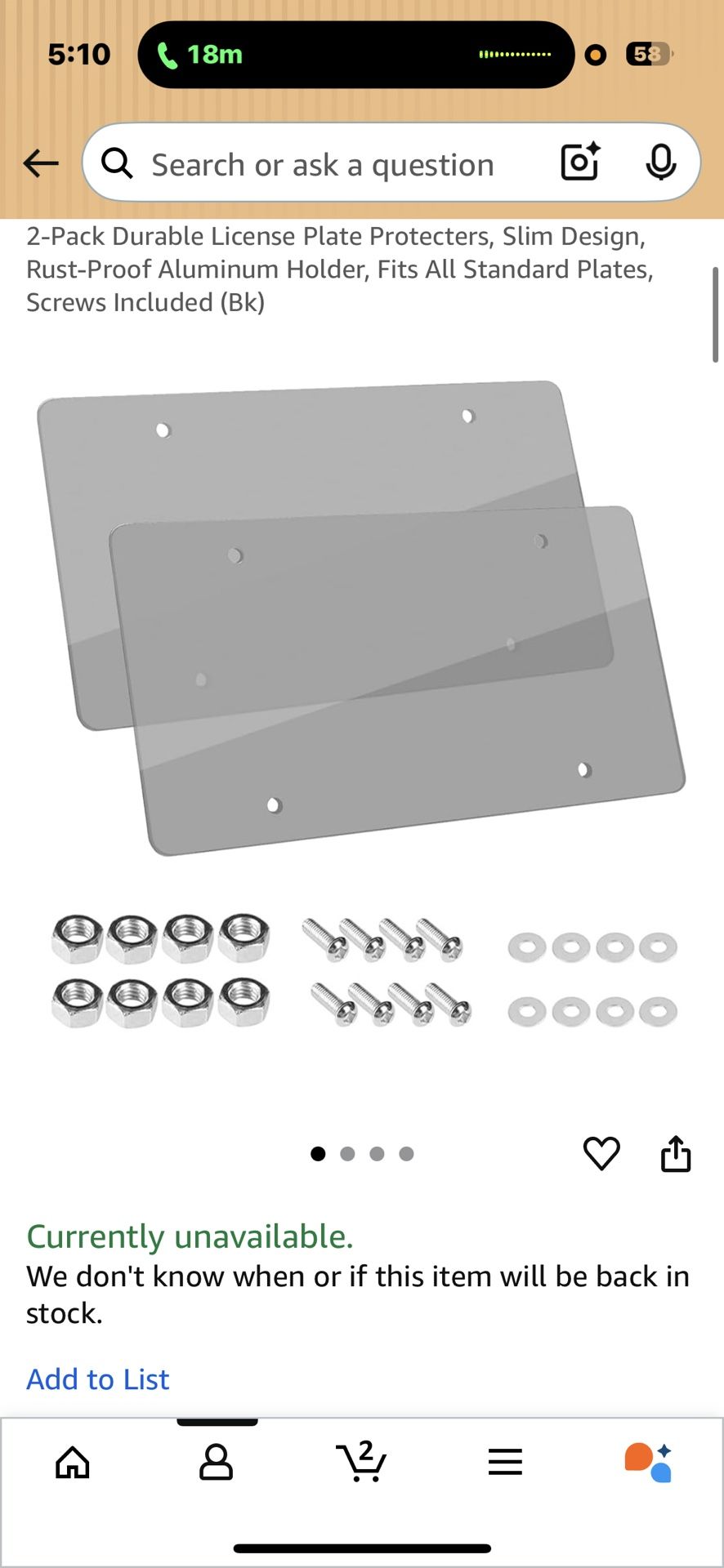 License Plate Cover