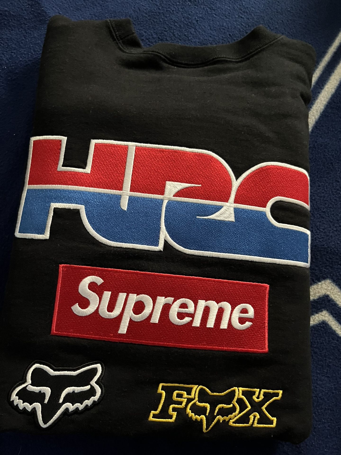 Supreme x Honda Racing x Fox Crewneck (X-Large) for Sale in Los