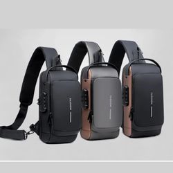 *NEW* USB Charging Sport Sling Anti-theft Shoulder Bag, Anti Theft Sling Bag, Waterproof Shoulder Backpack, Sports Crossbody Bag  