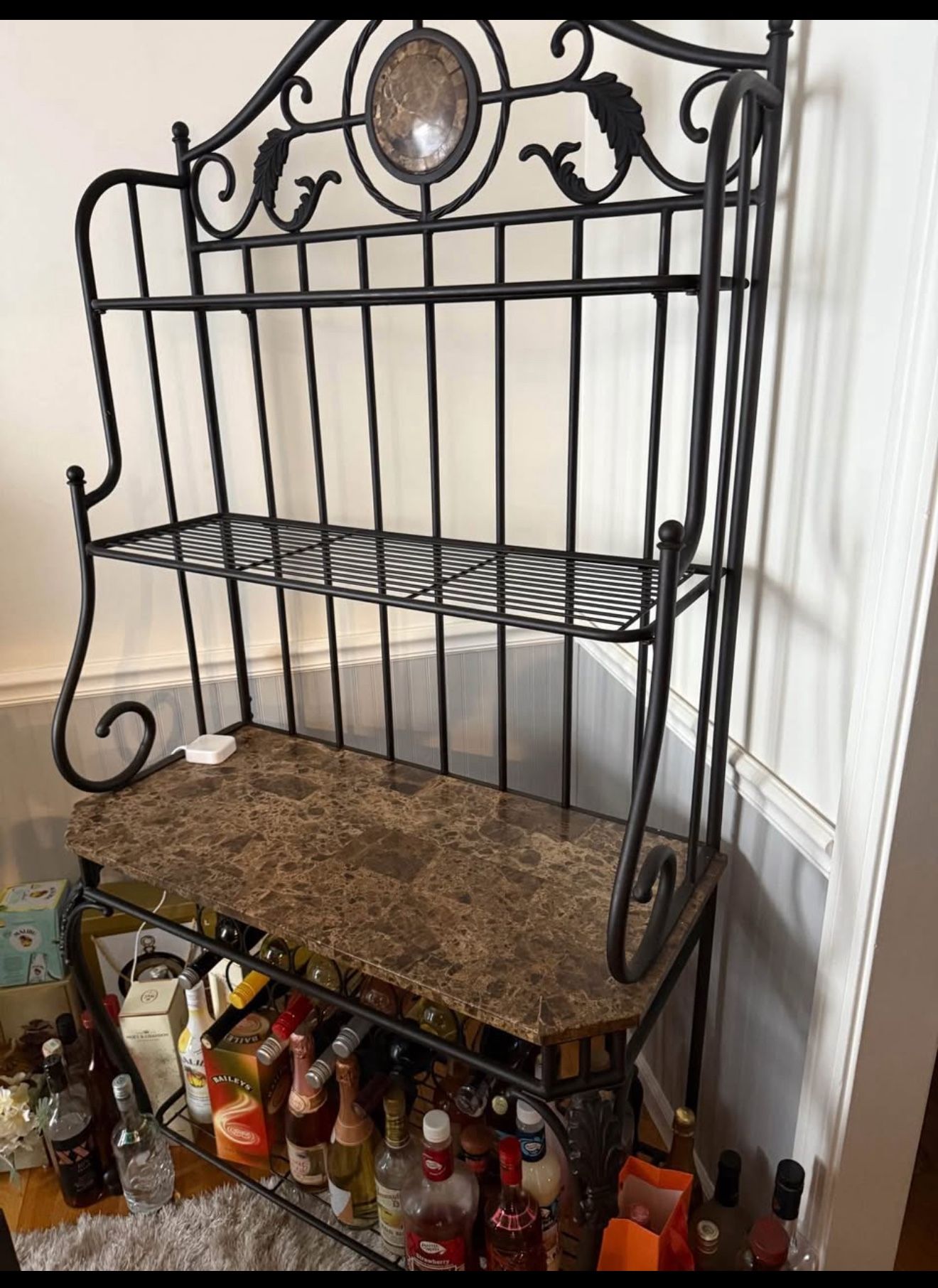 Marble Bakers Rack
