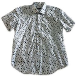 Jared Lang Shirt Size 2XLT Multi Color Floral Hawaiian Short Sleeve Button Up 