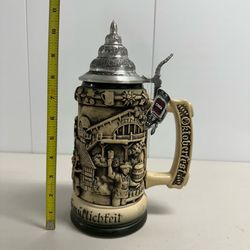 Original King Oktoberfest 10.75” Beer Stein - New with Tag