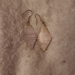 925 Sterling silver chainmail earings. 